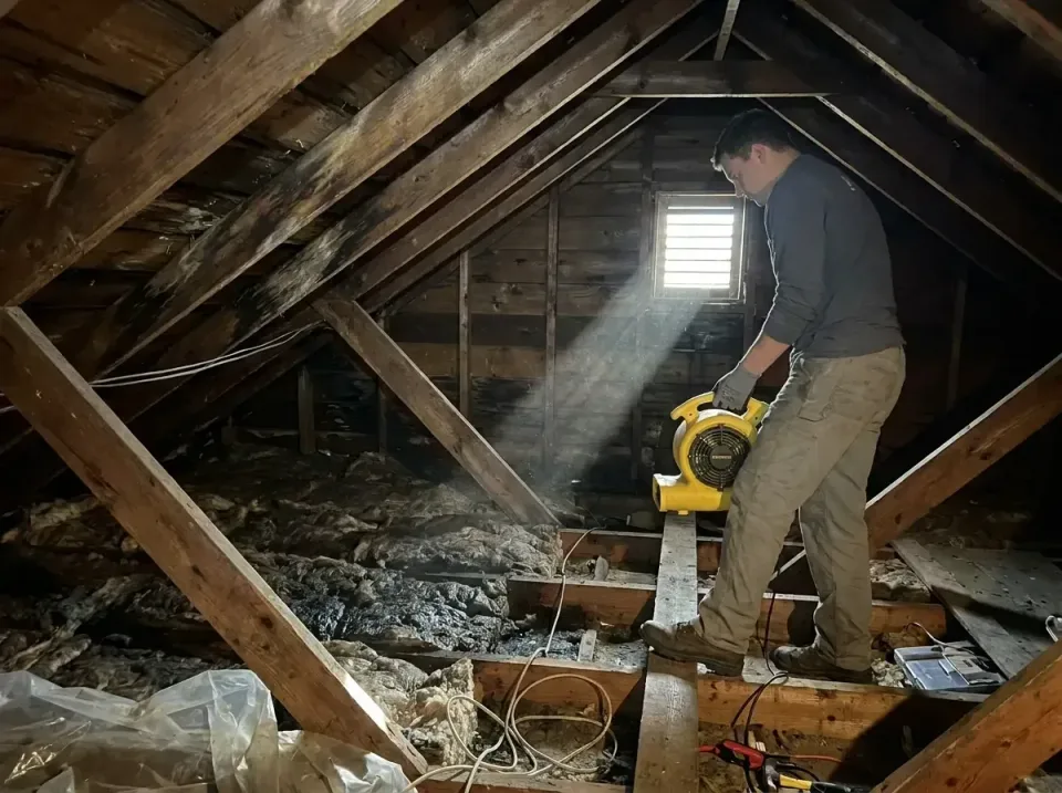 attic-water-damage-drying-proc-007 — frequently asked questions, Emergency Water Extraction & 24/7 Flood Response in Flagler…